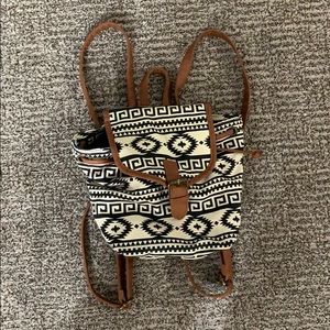 Cute Aztec mini backpack purse